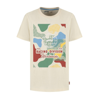 Formuła 1 koszulka dziecięca Camo Graphic beige F1 Team 2025