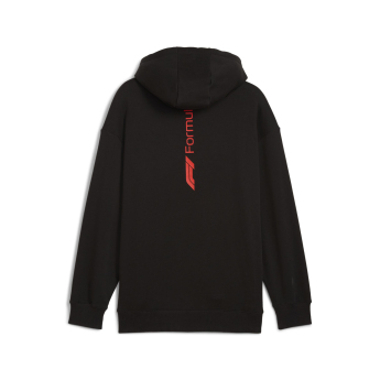 Formuła 1 męska bluza z kapturem Essential Relaxed Logo black F1 Team 2025