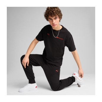 Formuła 1 koszulka męska Essential Relaxed Logo black F1 Team 2025