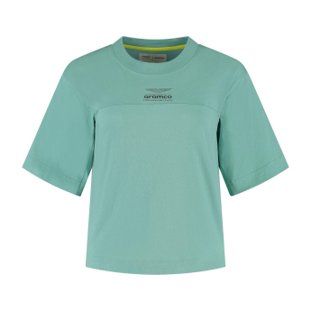 Aston Martin koszulka damska Crop Top green F1 team 2025