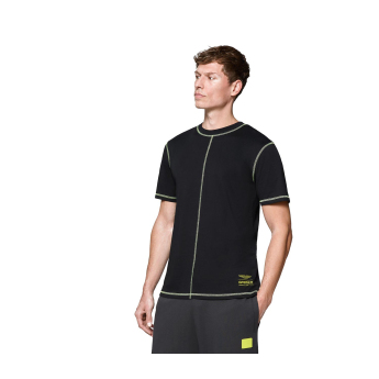 Aston Martin koszulka męska Data Graphic black F1 Team 2025