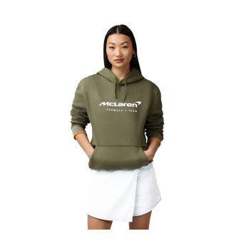 McLaren Honda męska bluza z kapturem Essentials green F1 Team 2025