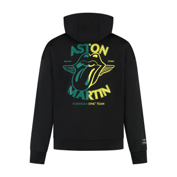 Aston Martin męska bluza z kapturem Rolling Stones F1 Team 2025