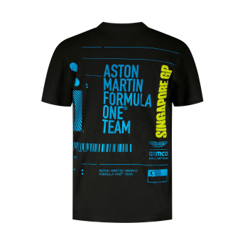 Aston Martin koszulka męska Singapore GP F1 Team 2025