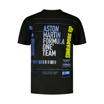 Aston Martin koszulka męska Singapore GP F1 Team 2025