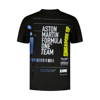 Aston Martin koszulka męska Singapore GP F1 Team 2025