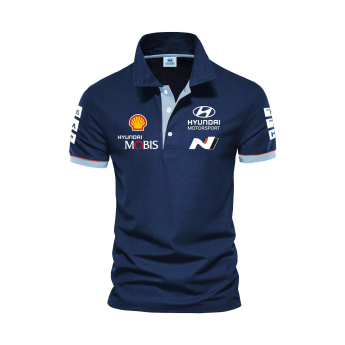 Hyundai Motorsport męska koszulka polo navy 2025