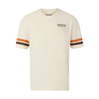 McLaren Honda koszulka męska Austin GP beige F1 Team 2025