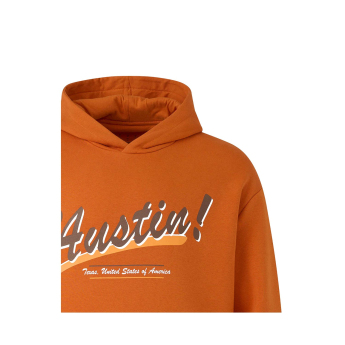 McLaren Honda męska bluza z kapturem Austin GP orange F1 Team 2025
