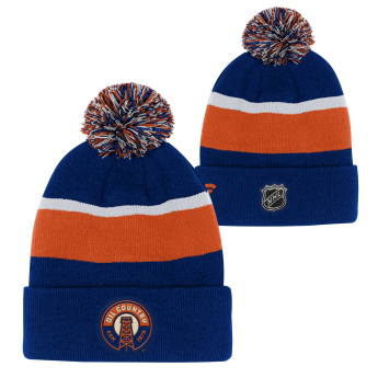 Edmonton Oilers czapka zimowa dziecięca Cuffed Beanie With Pom