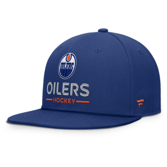 Edmonton Oilers czapka flat baseballówka Authentic Pro A/Cap Flat Brim Square Visor Structured Adjustable