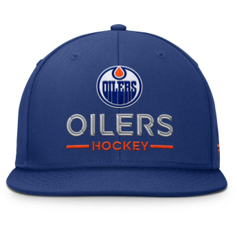 Edmonton Oilers czapka flat baseballówka Authentic Pro A/Cap Flat Brim Square Visor Structured Adjustable