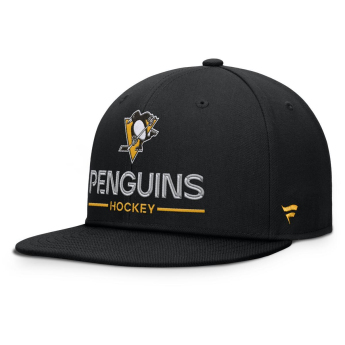 Pittsburgh Penguins czapka flat baseballówka Authentic Pro A/Cap Flat Brim Square Visor Structured Adjustable