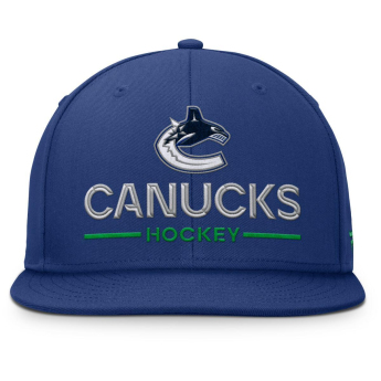 Vancouver Canucks czapka flat baseballówka Authentic Pro A/Cap Flat Brim Square Visor Structured Adjustable