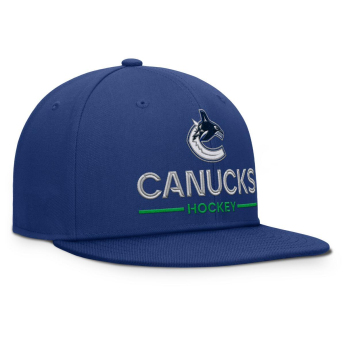 Vancouver Canucks czapka flat baseballówka Authentic Pro A/Cap Flat Brim Square Visor Structured Adjustable