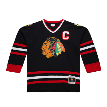 Chicago Blackhawks hokejowa koszulka meczowa Chris Chelios 1997 NHL Dark Alternate Jersey