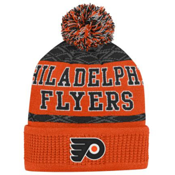 Philadelphia Flyers czapka zimowa dziecięca Puck Pattern Cuffed Pom