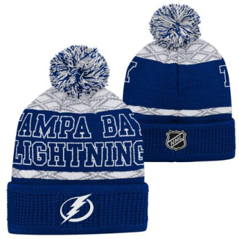 Tampa Bay Lightning czapka zimowa dziecięca Puck Pattern Cuffed Pom
