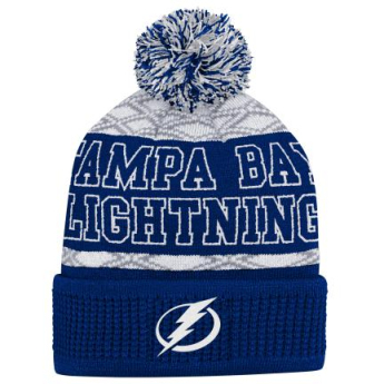 Tampa Bay Lightning czapka zimowa dziecięca Puck Pattern Cuffed Pom