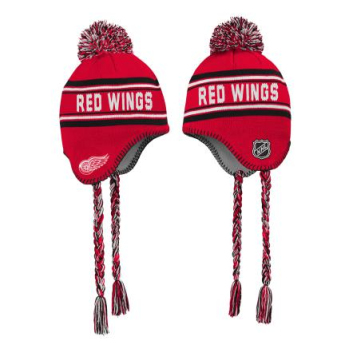Detroit Red Wings czapka zimowa dziecięca Jacquard Tassel Knit With Pom