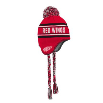 Detroit Red Wings czapka zimowa dziecięca Jacquard Tassel Knit With Pom