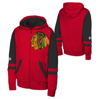 Chicago Blackhawks dziecięca bluza z kapturem Face Off Fz Flc Hd