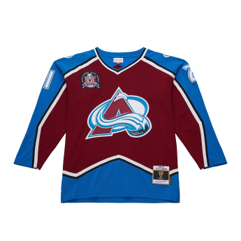 Colorado Avalanche hokejowa koszulka meczowa Peter Forsberg 1995 NHL Dark Jersey