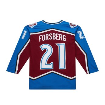 Colorado Avalanche hokejowa koszulka meczowa Peter Forsberg 1995 NHL Dark Jersey