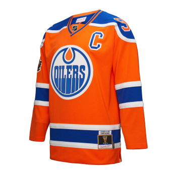 Edmonton Oilers hokejowa koszulka meczowa Connor Mcdavid 2016 NHL Dark Jersey