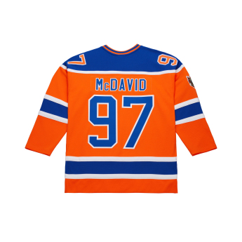 Edmonton Oilers hokejowa koszulka meczowa Connor Mcdavid 2016 NHL Dark Jersey