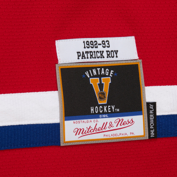 Montreal Canadiens hokejowa koszulka meczowa Patrick Roy 1972 NHL Dark Jersey