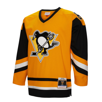 Pittsburgh Penguins hokejowa koszulka meczowa Mario Lemieux 1984 NHL Gold Jersey