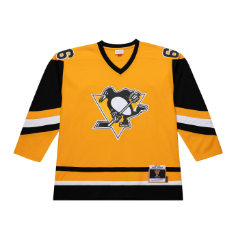 Pittsburgh Penguins hokejowa koszulka meczowa Mario Lemieux 1984 NHL Gold Jersey