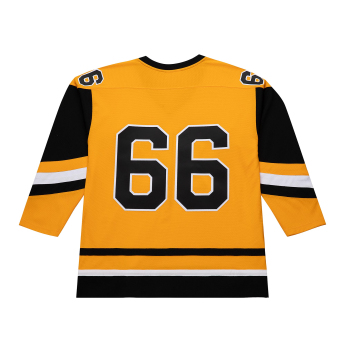 Pittsburgh Penguins hokejowa koszulka meczowa Mario Lemieux 1984 NHL Gold Jersey