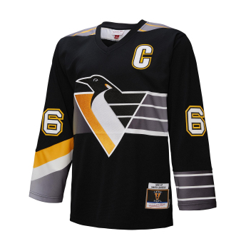 Pittsburgh Penguins hokejowa koszulka meczowa Mario Lemieux 1996 NHL Alternate Jersey