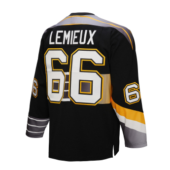 Pittsburgh Penguins hokejowa koszulka meczowa Mario Lemieux 1996 NHL Alternate Jersey