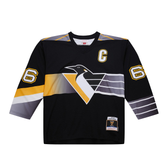 Pittsburgh Penguins hokejowa koszulka meczowa Mario Lemieux 1996 NHL Alternate Jersey