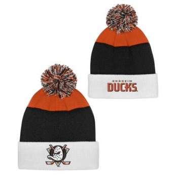 Anaheim Ducks czapka zimowa dziecięca Essentials Cuffed Knit W Pom