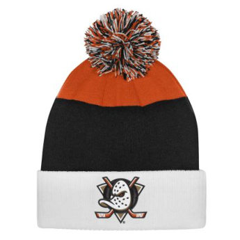Anaheim Ducks czapka zimowa dziecięca Essentials Cuffed Knit W Pom