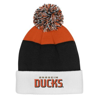 Anaheim Ducks czapka zimowa dziecięca Essentials Cuffed Knit W Pom