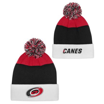 Carolina Hurricanes czapka zimowa dziecięca Essentials Cuffed Knit W Pom