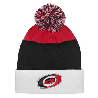 Carolina Hurricanes czapka zimowa dziecięca Essentials Cuffed Knit W Pom