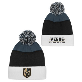 Vegas Golden Knights czapka zimowa dziecięca Essentials Cuffed Knit W Pom