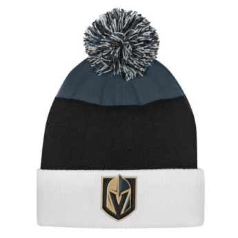 Vegas Golden Knights czapka zimowa dziecięca Essentials Cuffed Knit W Pom