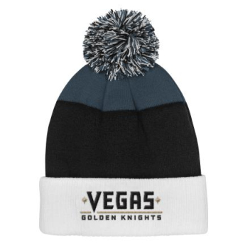 Vegas Golden Knights czapka zimowa dziecięca Essentials Cuffed Knit W Pom