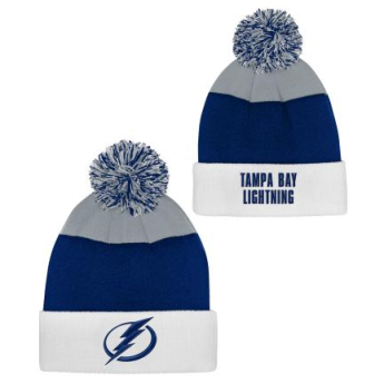 Tampa Bay Lightning czapka zimowa dziecięca Essentials Cuffed Knit W Pom
