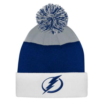 Tampa Bay Lightning czapka zimowa dziecięca Essentials Cuffed Knit W Pom