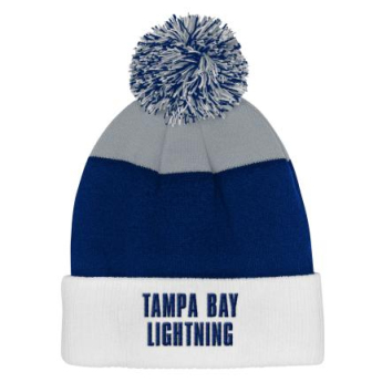 Tampa Bay Lightning czapka zimowa dziecięca Essentials Cuffed Knit W Pom