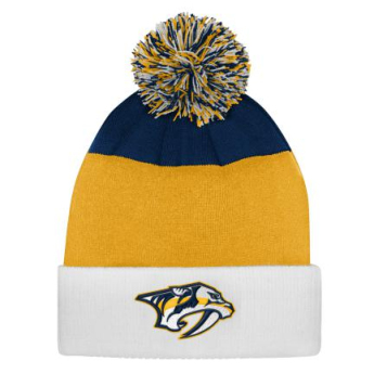 Nashville Predators czapka zimowa dziecięca Essentials Cuffed Knit W Pom