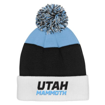 Utah Hockey Club czapka zimowa dziecięca Essentials Cuffed Knit W Pom